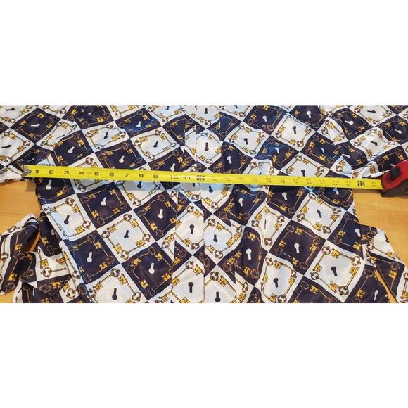 Vintage Joe Boxer Girlfriend Robe Kimono Jacket Cover Up Key To My Heart M - Picture 5 of 10